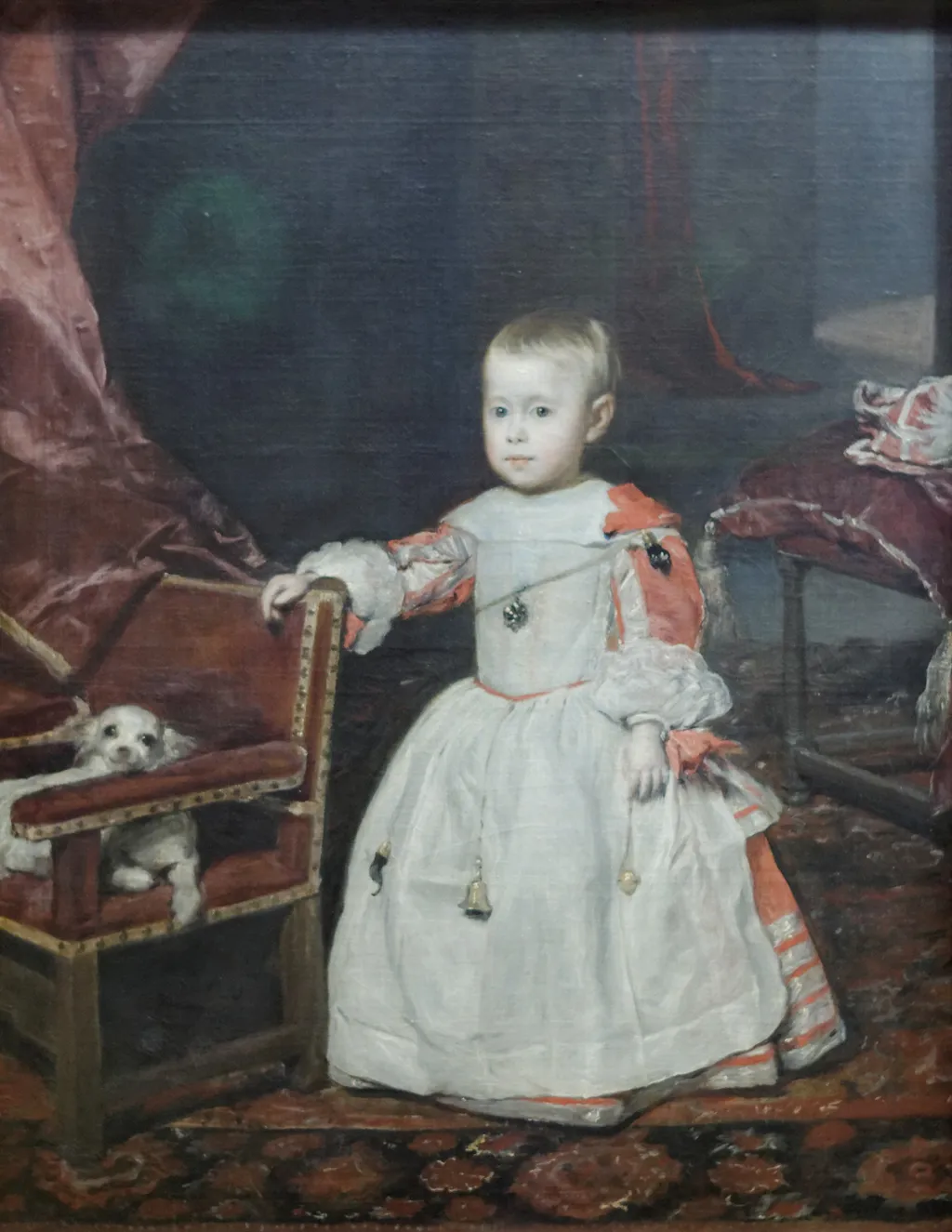 Portrait of Prince Philip Prospero, by Diego Velázquez, oil, 1659