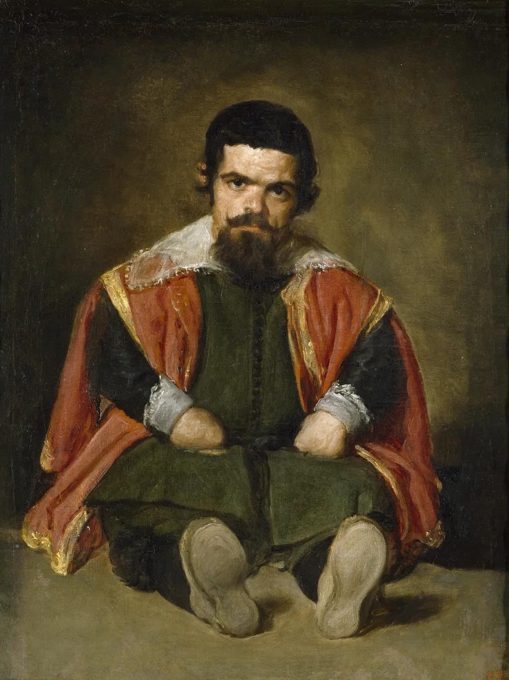 Portrait of Sebastián de Morra, by Diego Velázquez, oil, 1644