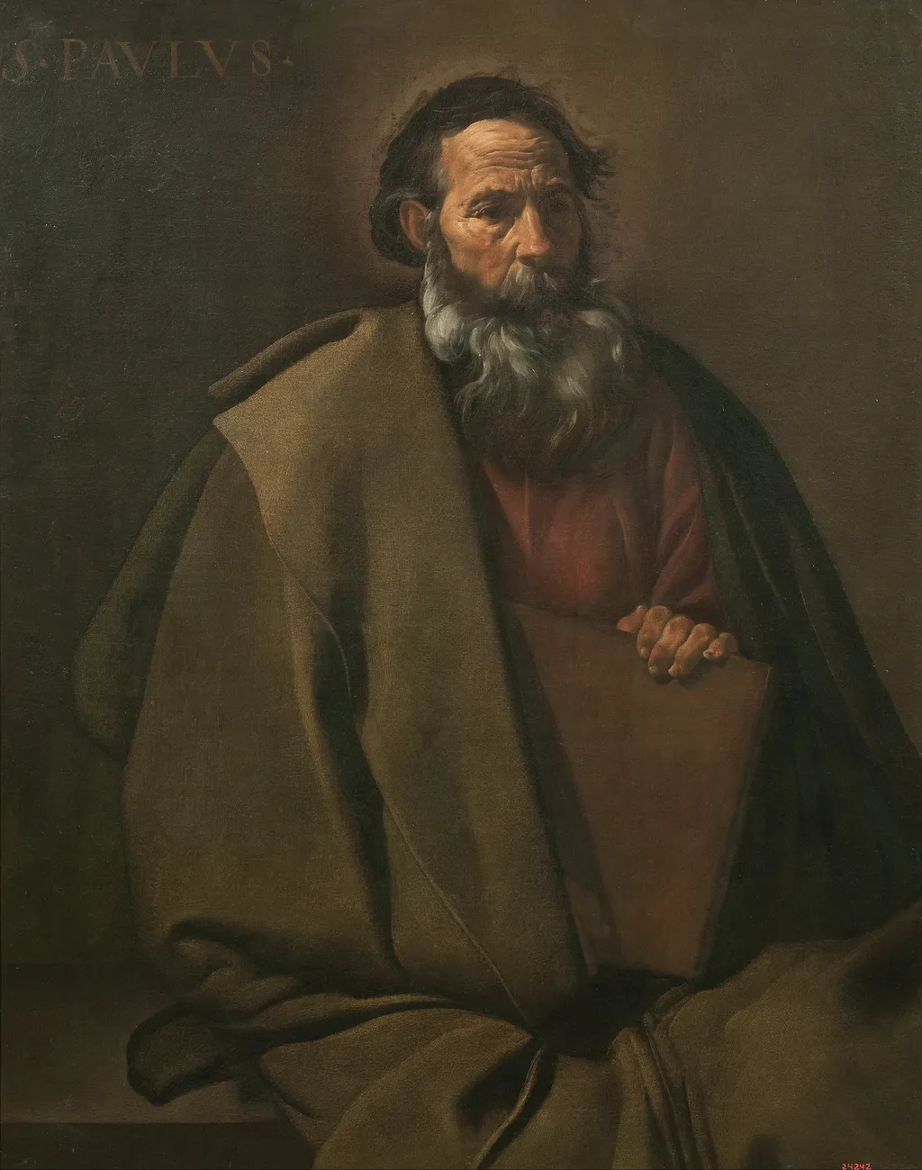 Saint Paul, by Diego Velázquez, oil, 1618