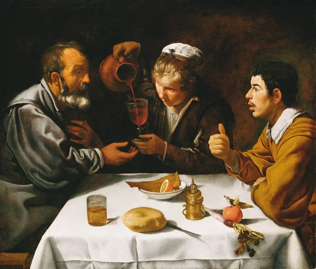 The Farmers' Lunch, by Diego Velázquez