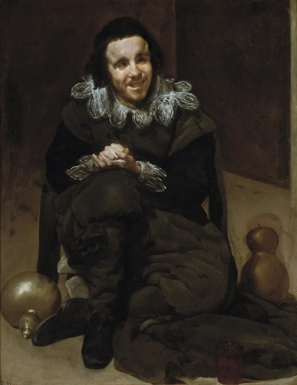 The Jester Calabacillas, by Diego Velázquez, oil, 1635