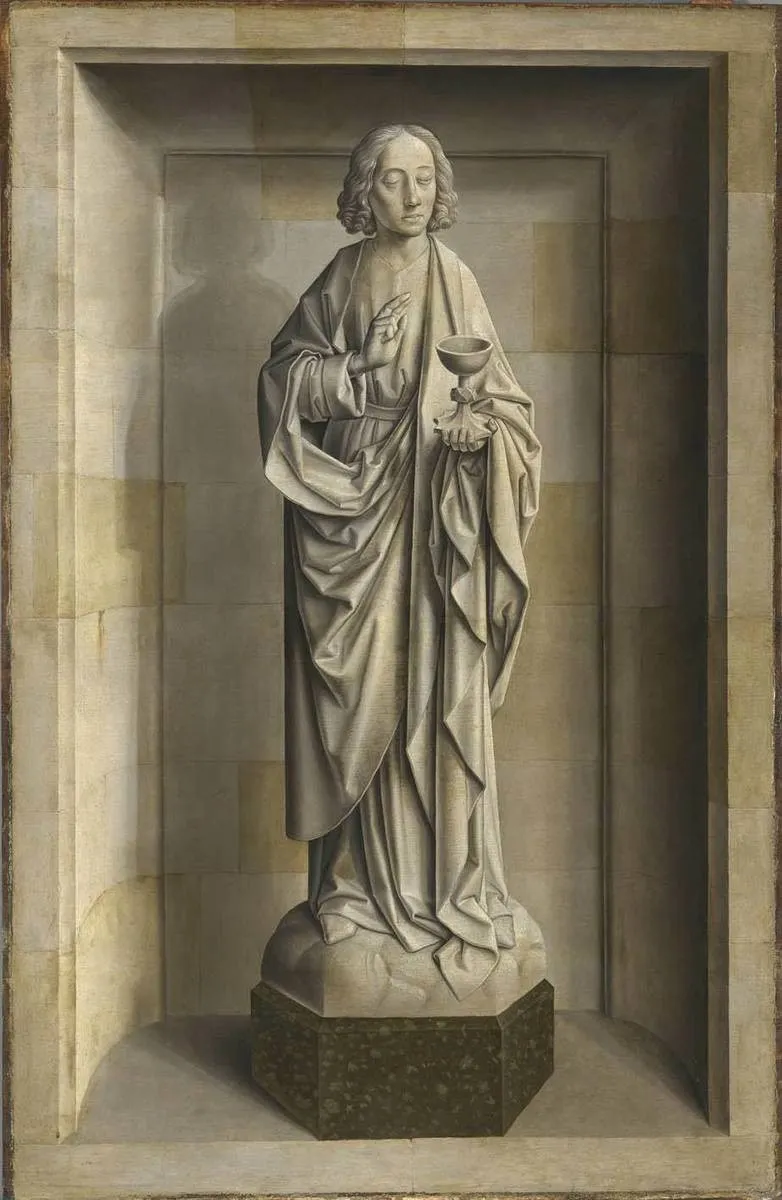 John the Evangelist, by Dieric Bouts, oil