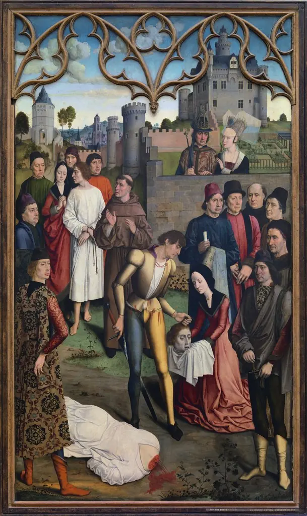 Justice of Emperor Otto III: The Beheading of the Innocent, by Dieric Bouts