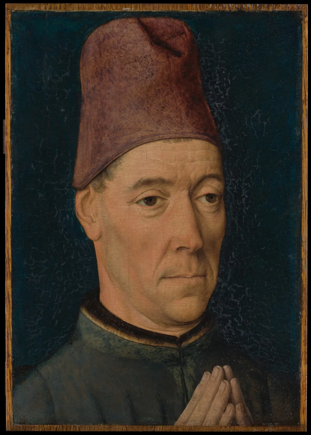 Portrait of a Man, by Dieric Bouts, oil, 1470