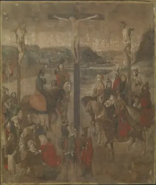 The Crucifixion, by Dieric Bouts, 1454