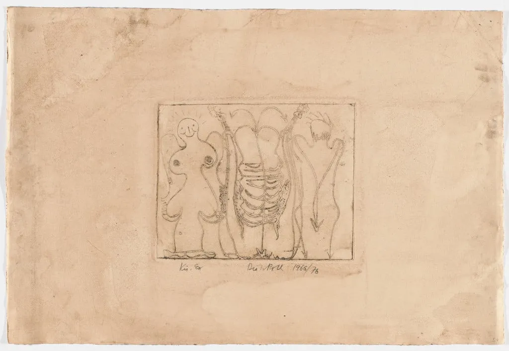 Untitled, by Dieter Roth, ink, 1976