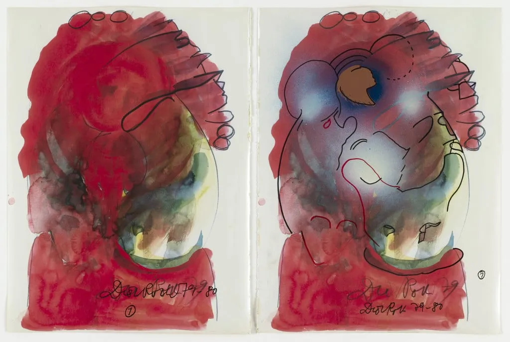 Untitled, by Dieter Roth, paint, 1982