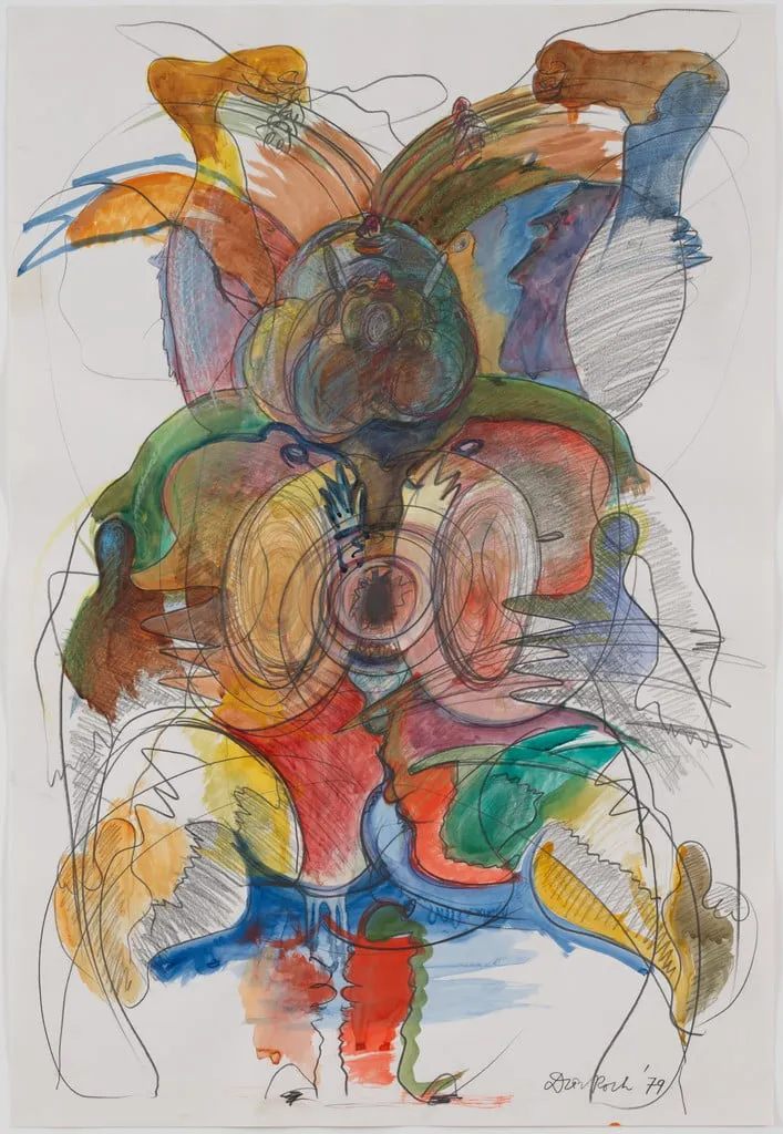 Untitled, by Dieter Roth, watercolor, 1979