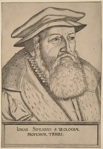Josias Simler, by Dietrich the Elder Meyer