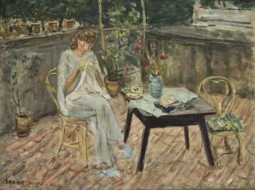 În așteptarea soțului de la lucru, by Dimitrie Berea