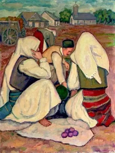 La târg, by Dimitrie Ghiață