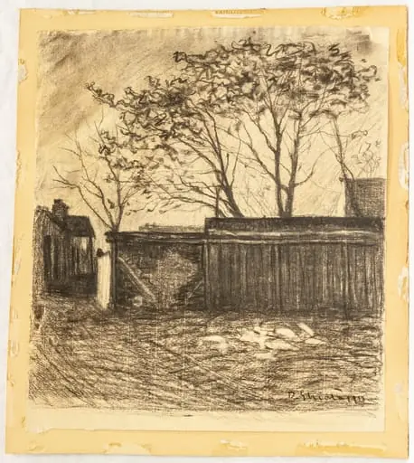 Peisaj (cu pomi), by Dimitrie Ghiață