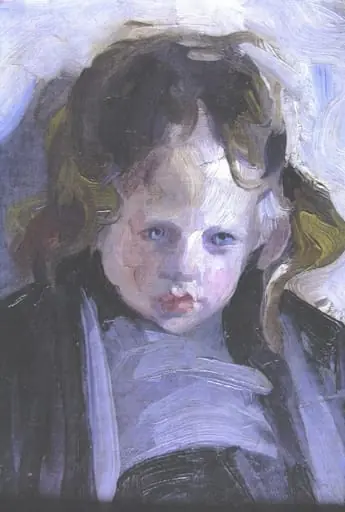 Portret de fetiță, by Dimitrie Hârlescu