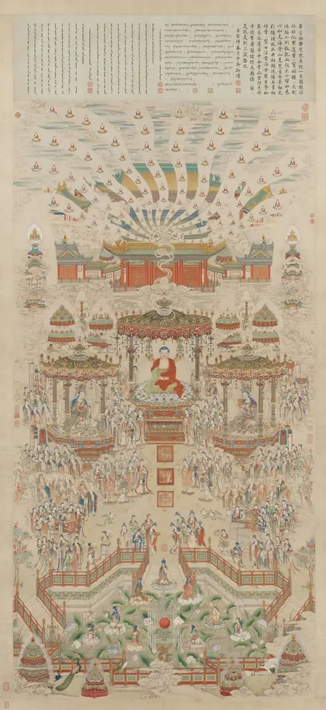 The Buddhist Paradise, by Ding Guanpeng