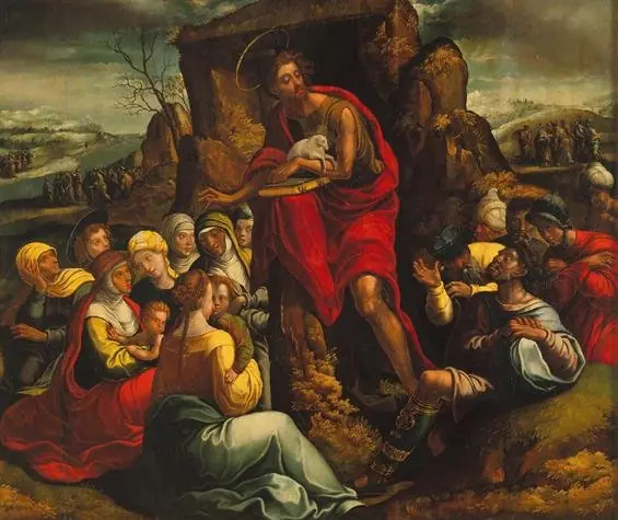 Preaching of Saint John the Baptist, by Diogo de Contreiras