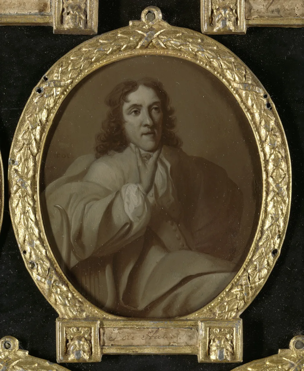 Portrait of Frans de Haes, Poet and Linguist in Rotterdam, by Dionys van Nijmegen, oil, 1750