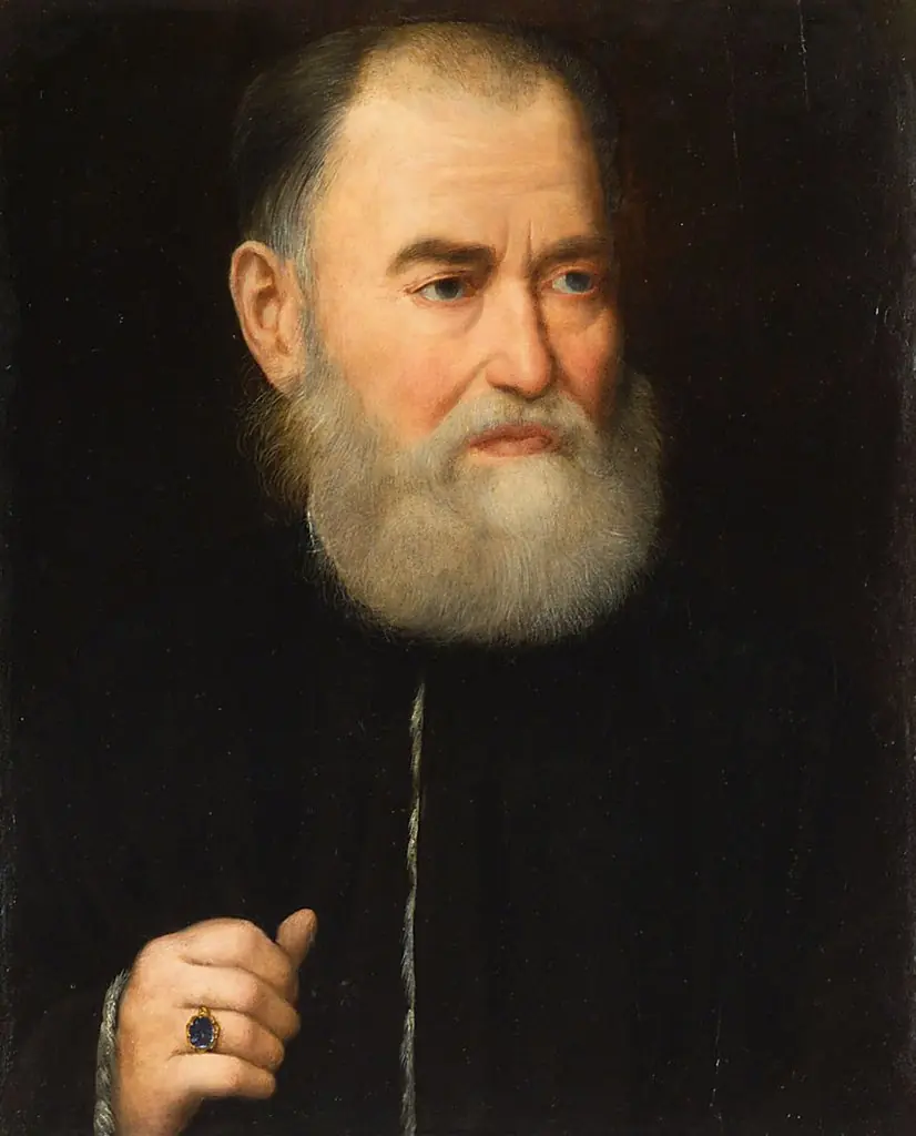 Bildnis eines älteren Mannes, by Dirck Barendsz.