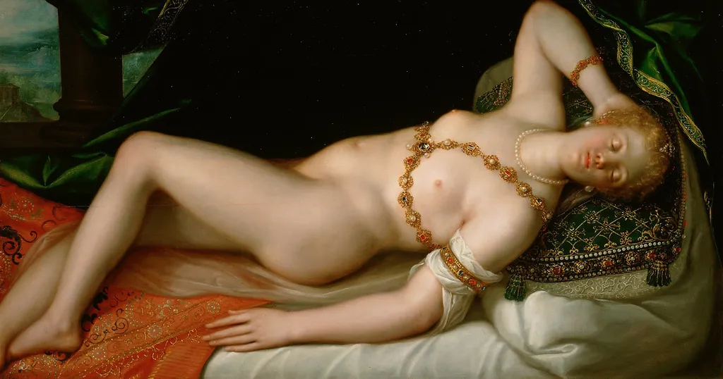 Resting Venus, by Dirck de Quade van Ravesteyn, oil, 1608