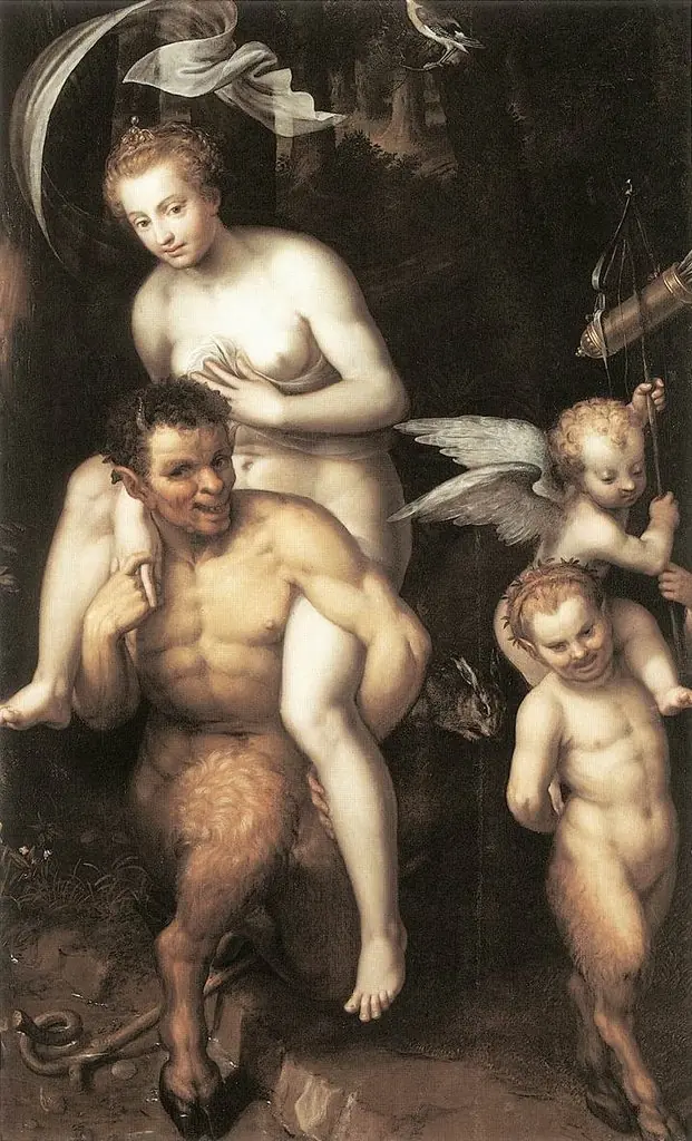 Venus Riding a Satyr, by Dirck de Quade van Ravesteyn