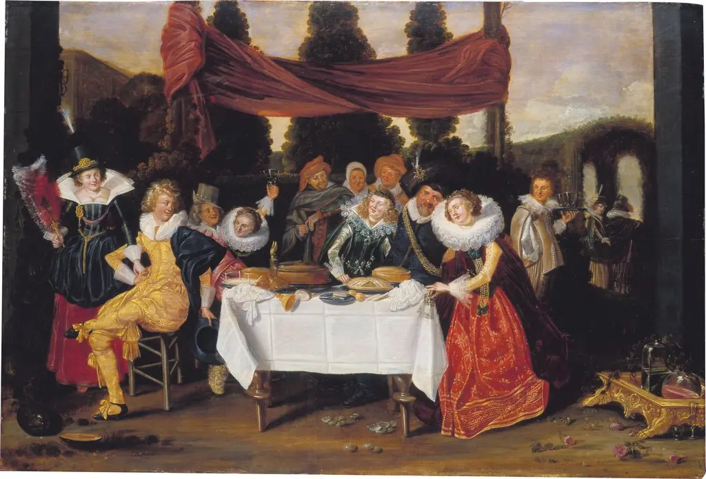 Merry Company, by Dirck Hals