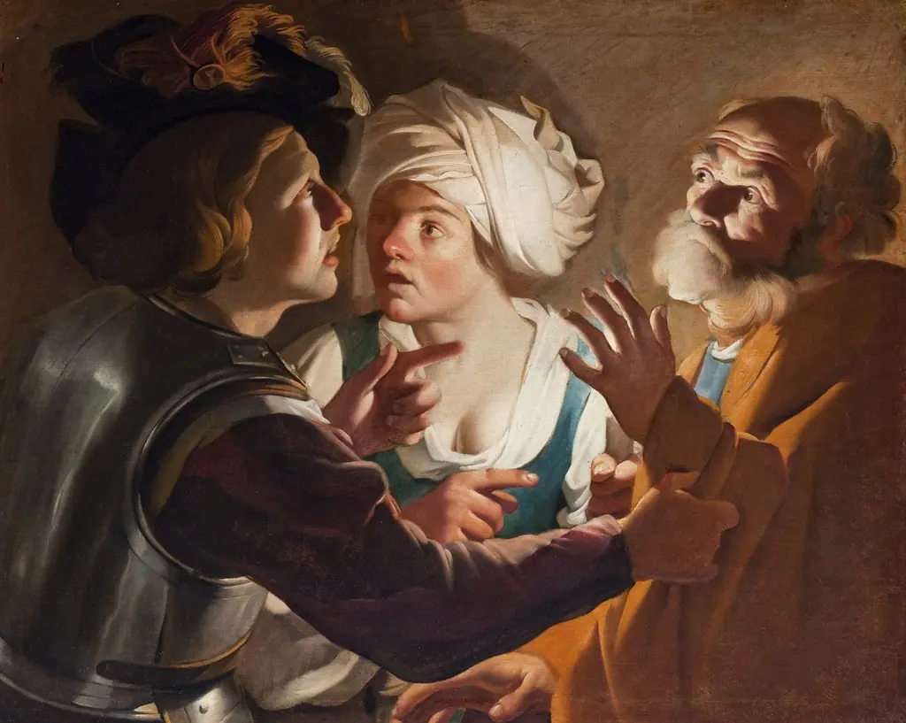 Denial of Saint Peter, by Dirck van Baburen