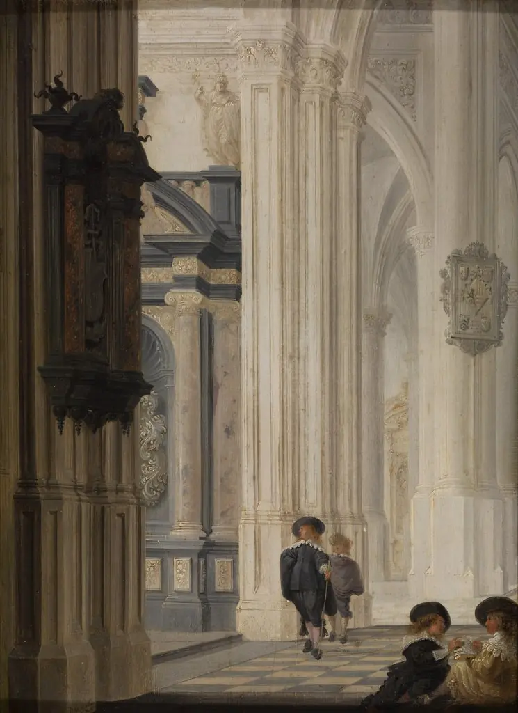 Interior of Church, by Dirck van Delen