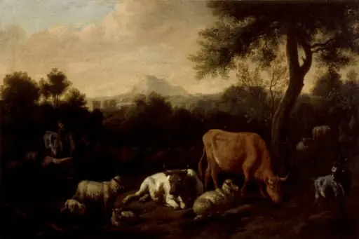 Maisema, by Dirck van den Bergen