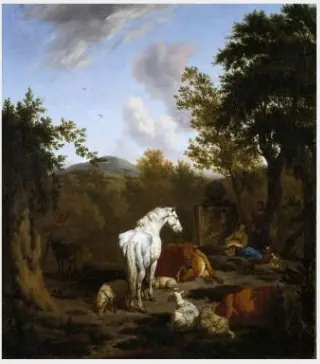 The Old White Horse, by Dirck van der Bergen