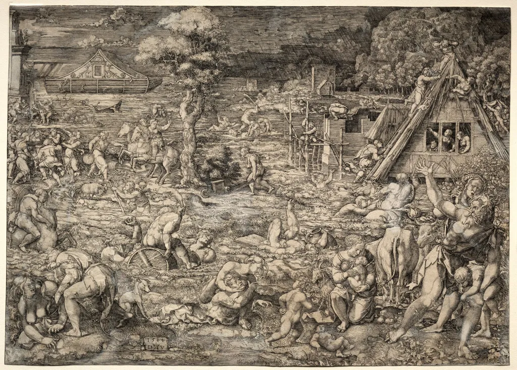 The Deluge, by Dirck Vellert, 1544