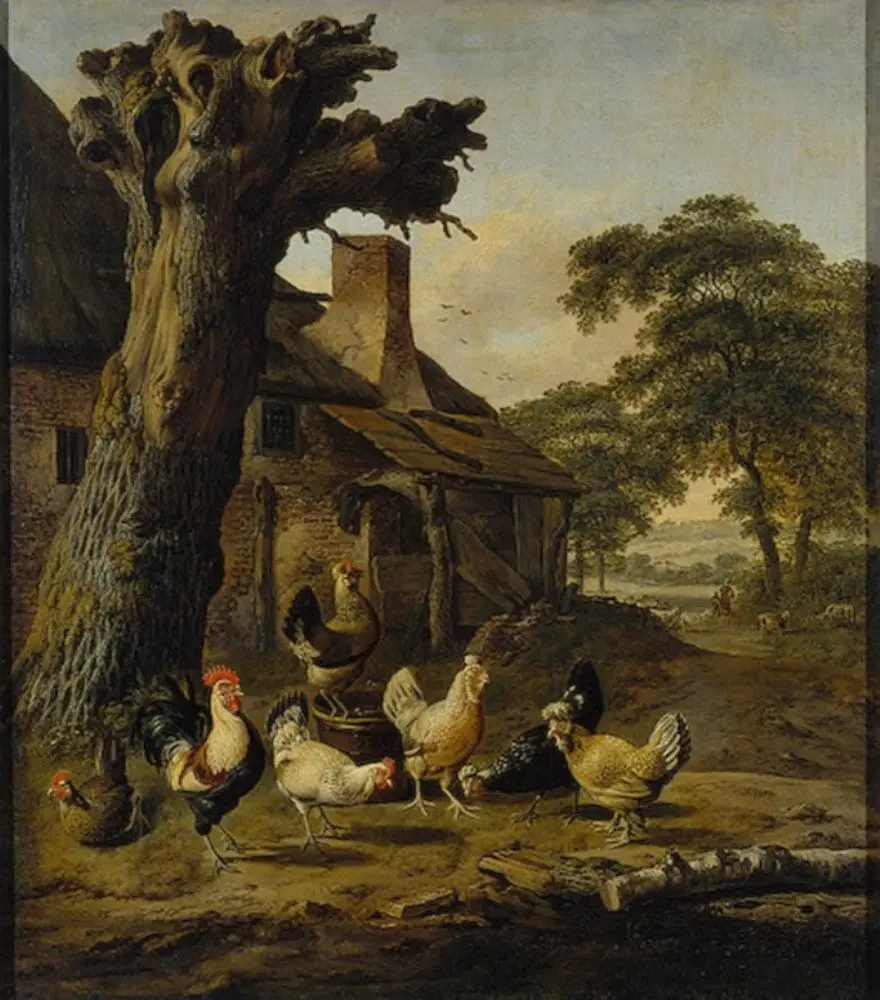 Poultry Yard, by Dirck Wijntrack