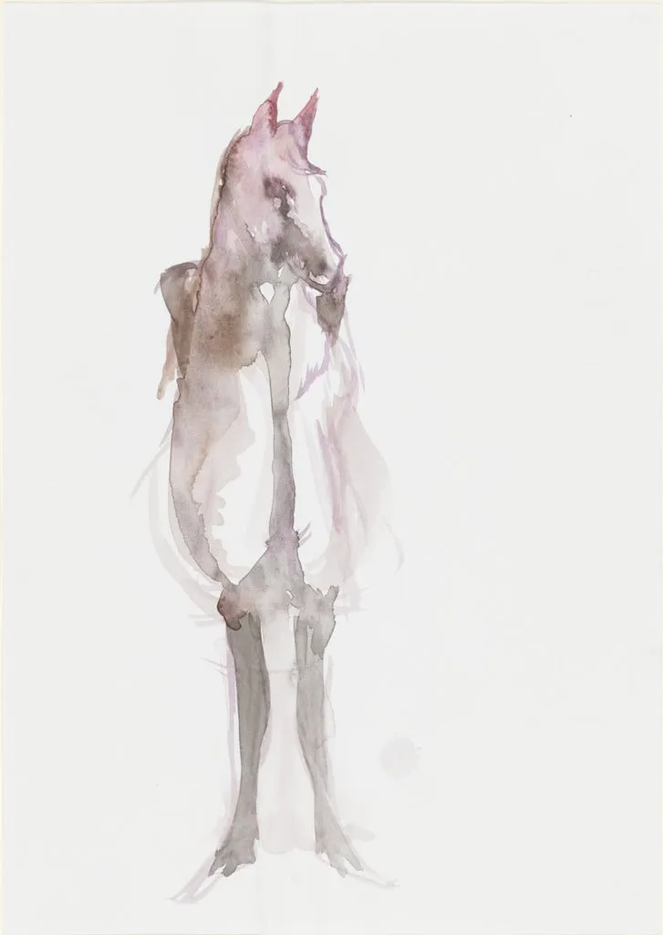 Untitled, by Dirk Bell, watercolor, 2001