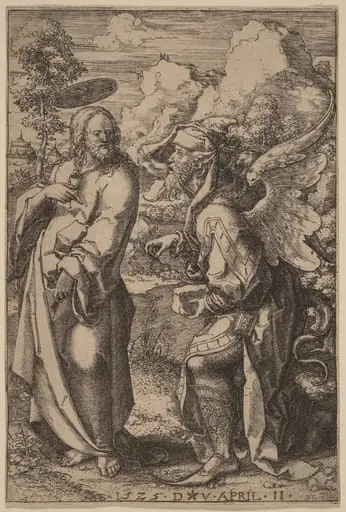 The Temptation of Christ, by Dirk Jacobsz Vellert