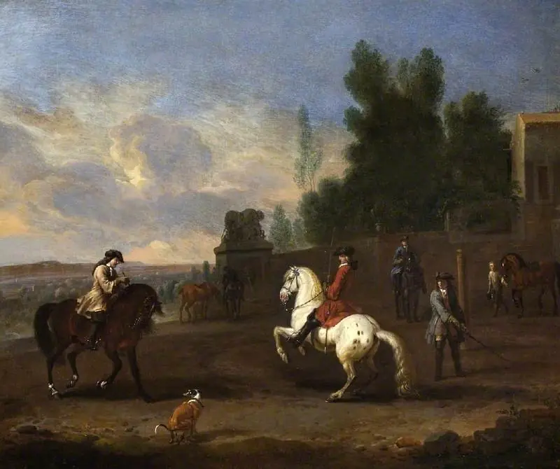 A riding school, by Dirk Maas