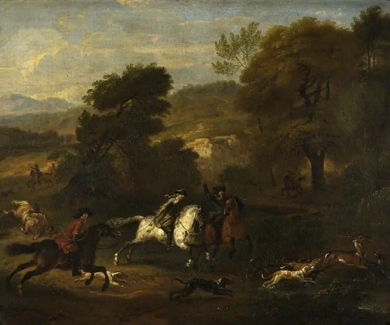 Stag hunt, by Dirk Maas