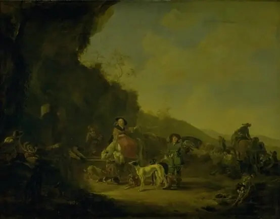 Rest During the Hunt, by Dirk Stoop