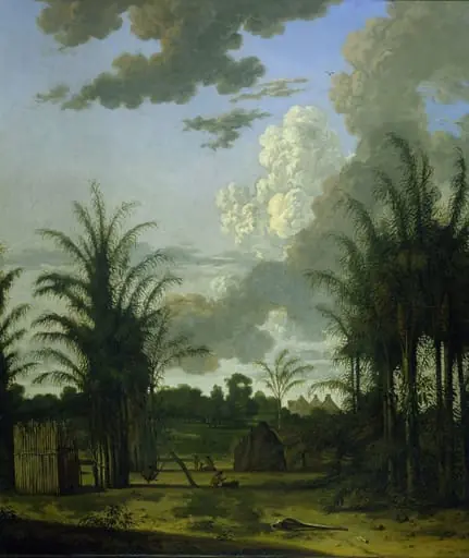 Plantage in Suriname, by Dirk Valkenburg