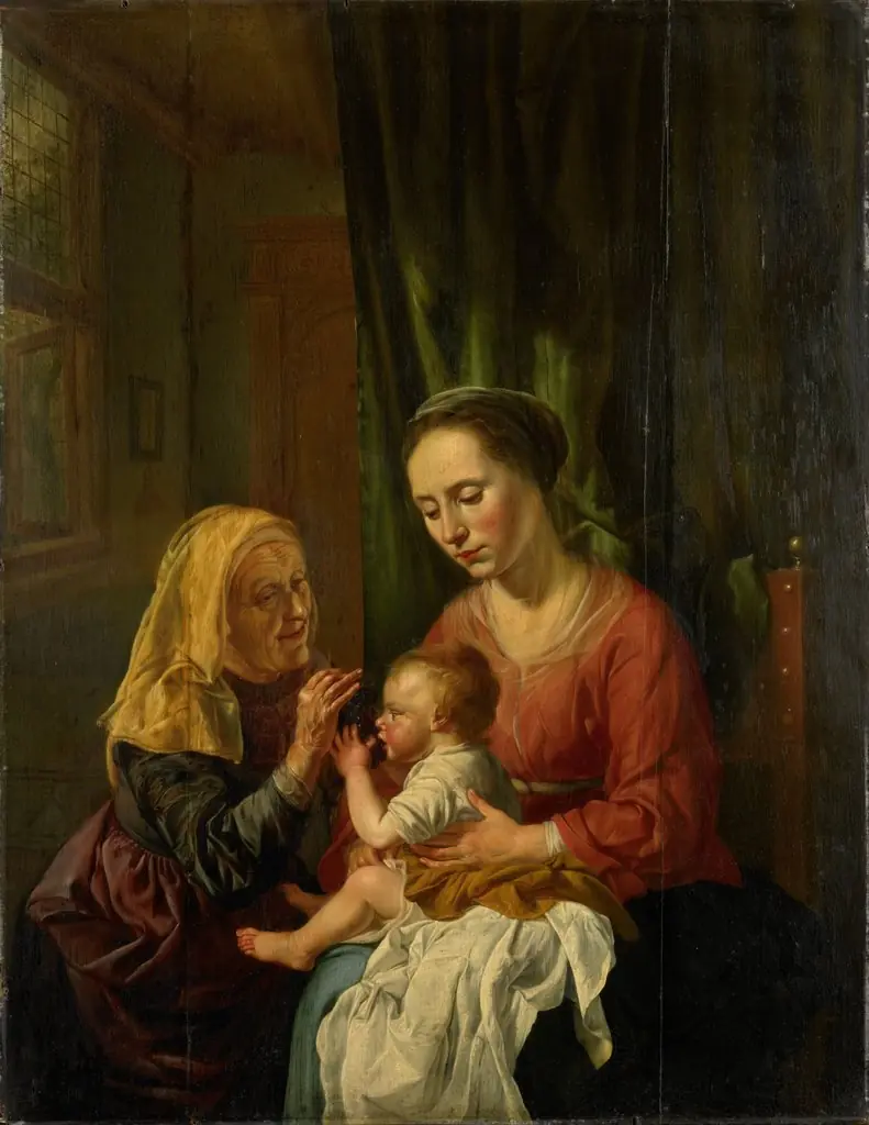 Virgin and Child with St Anne, by Dirk van Hoogstraten