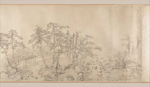清   高簡   説詩圖   卷|Discourse on Poetry