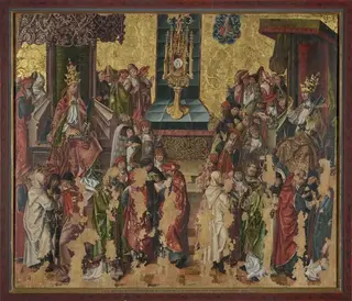 Dispute about the Blessed Sacrament