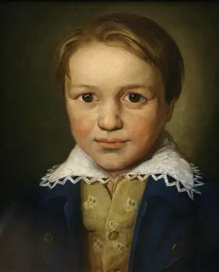 Disputed portrait of thirteen-year-old Beethoven