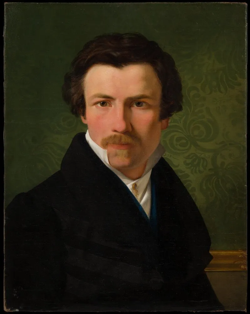 Portrait of a Man, by Ditlev Blunck, oil, 1830