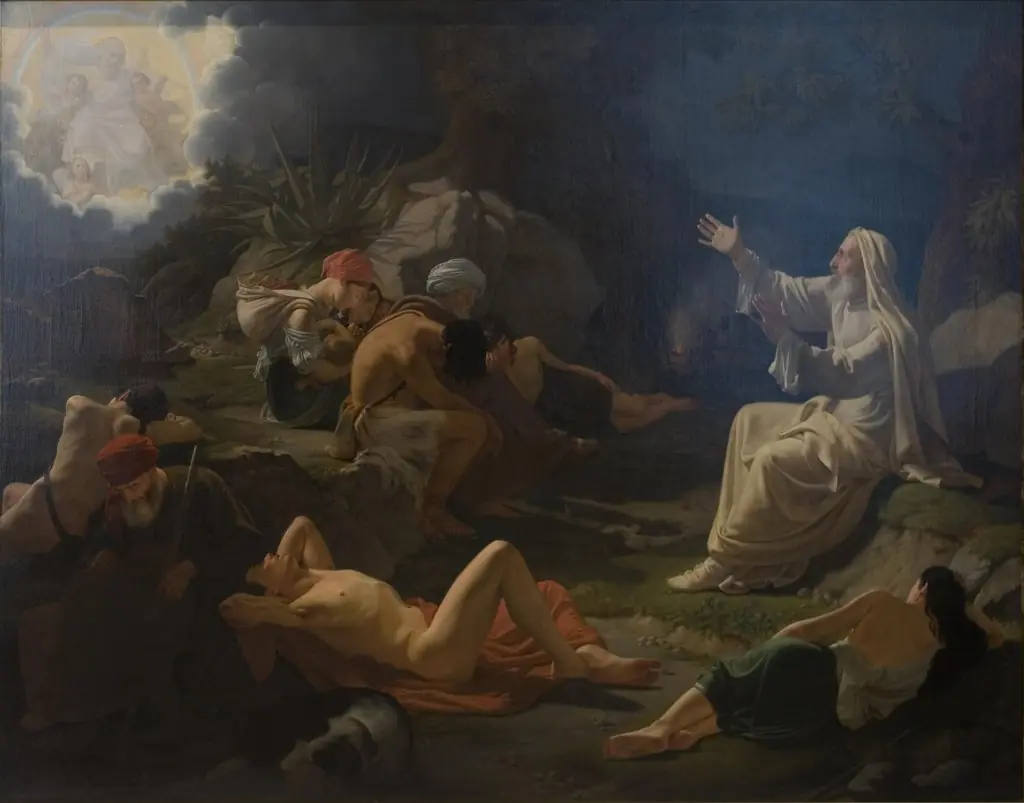 The Vision of the Prophet Ezekiel, by Ditlev Blunck