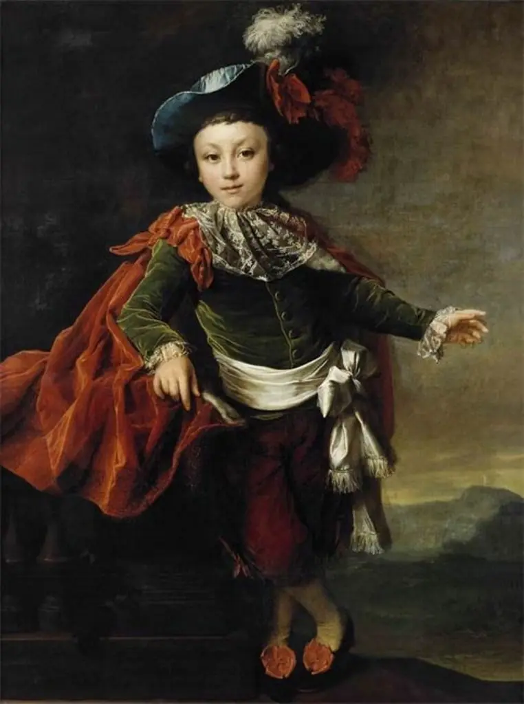 Portrait of F.P. Makerovsky in masquerade costume, by Dmitry Levitzky