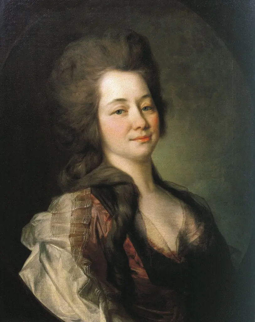 Portrait of Maria Alexeevna Lvova (Djakova) (1755-1807), by Dmitry Levitzky