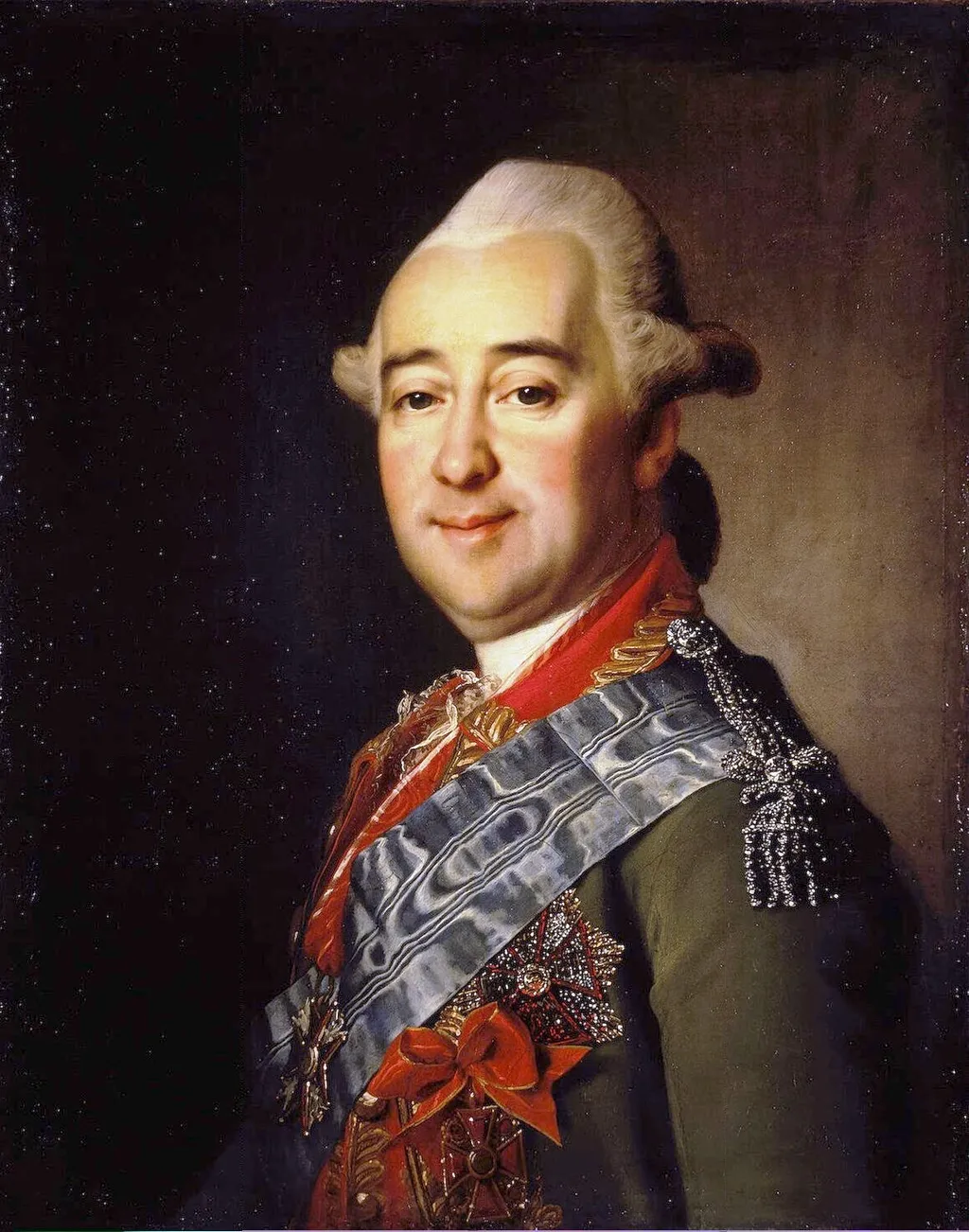 Portrait of Mikhail Krechetnikov, by Dmitry Levitzky, oil, 1775