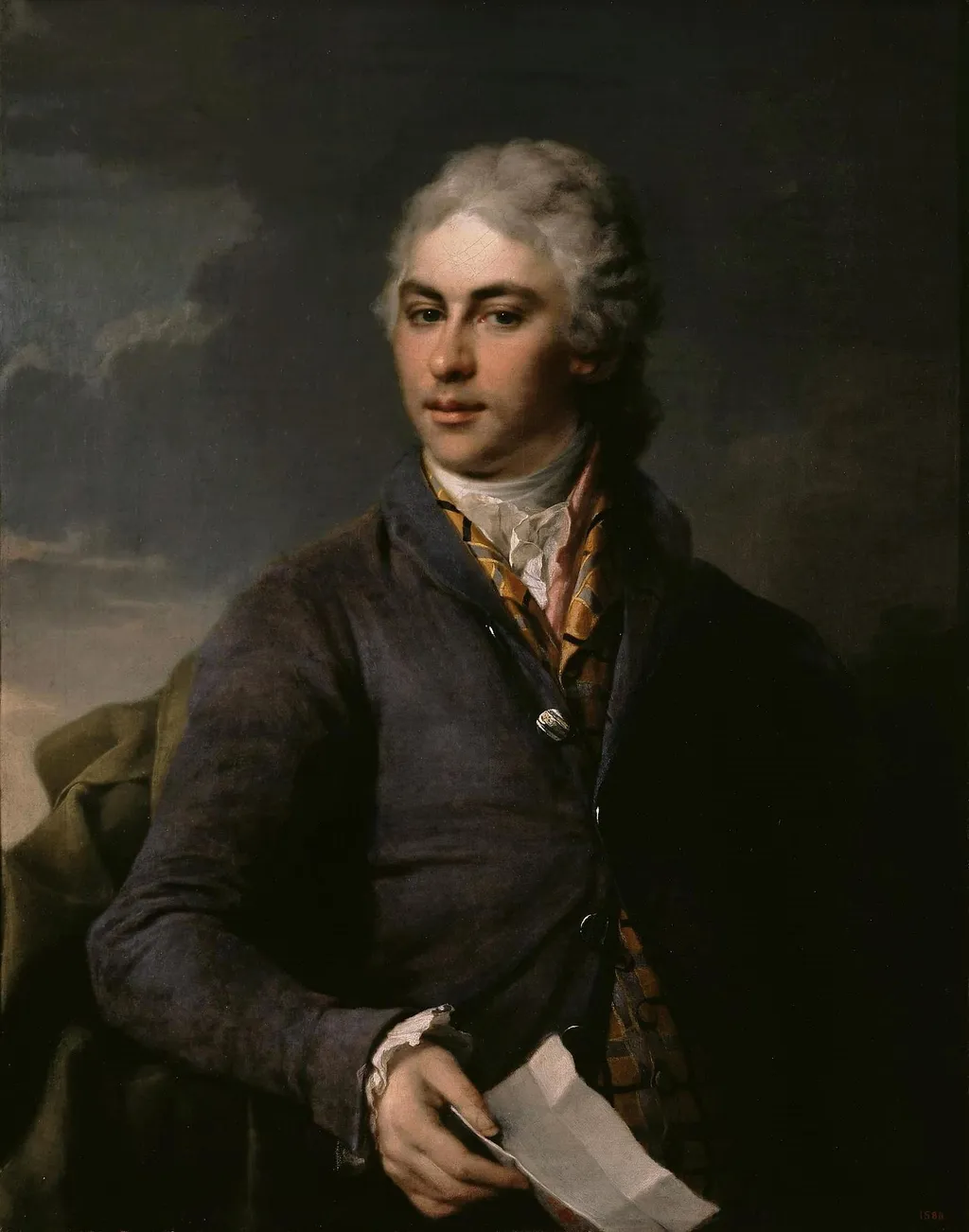 Portrait of Yakov Bilibin, by Dmitry Levitzky, oil, 1801