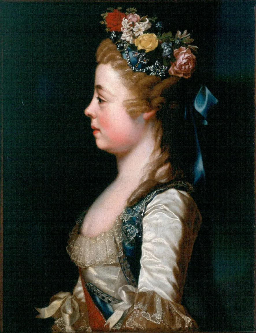 Porträt der Grand Duchess Alexandra Pavlovna of Russia, by Dmitry Levitzky, oil, 1796