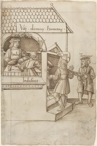 "Do Not Sit on the Grain Measure" [fol. 12 recto]