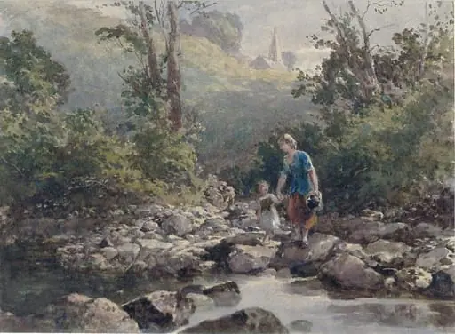 Crossing the Brook, by Dodgson