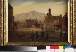 Dolgelley in 1837, by William Hughes